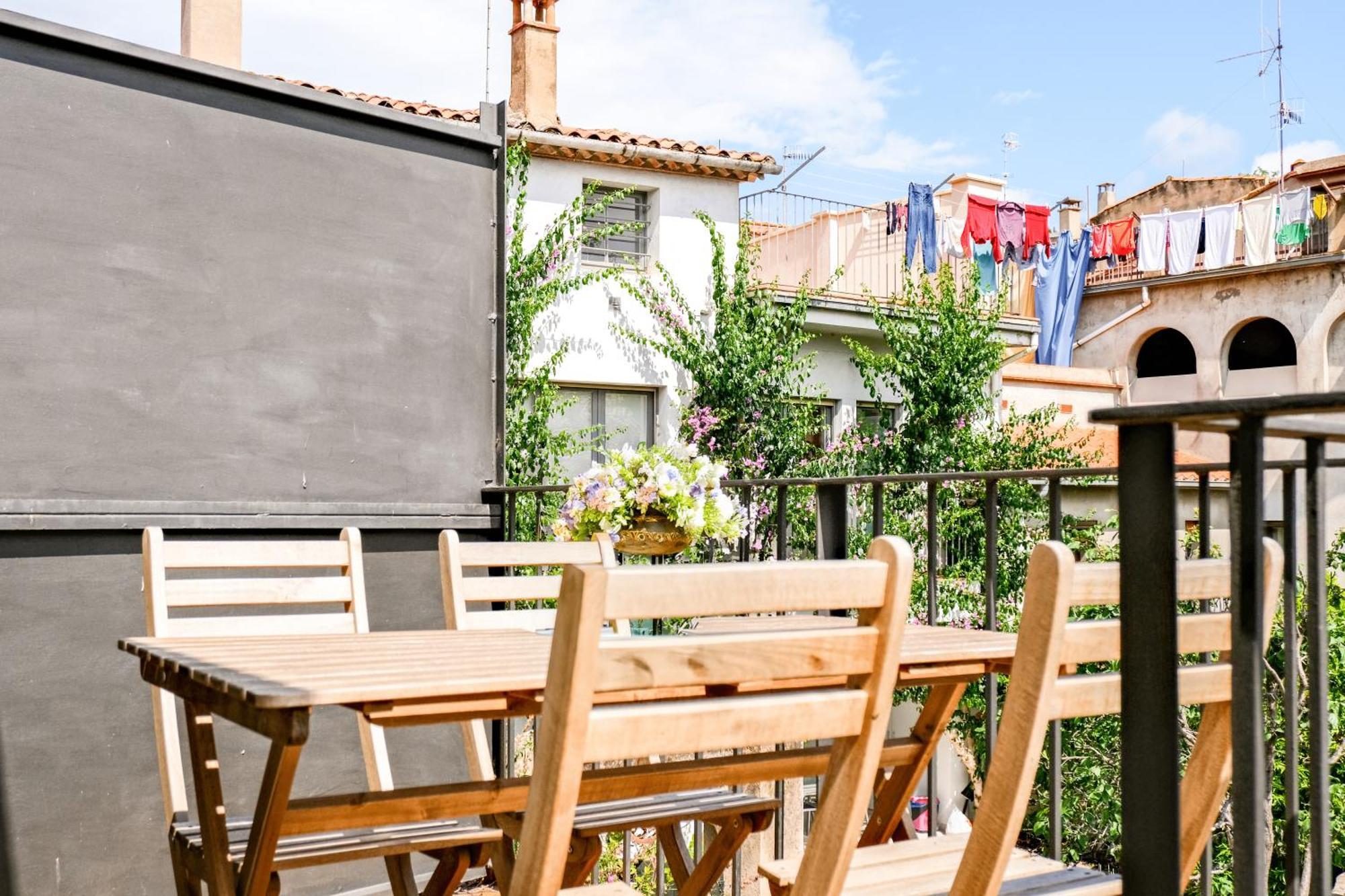 Ca Leudald 3 Apartamento En Besalu Con Terraza Exterior photo